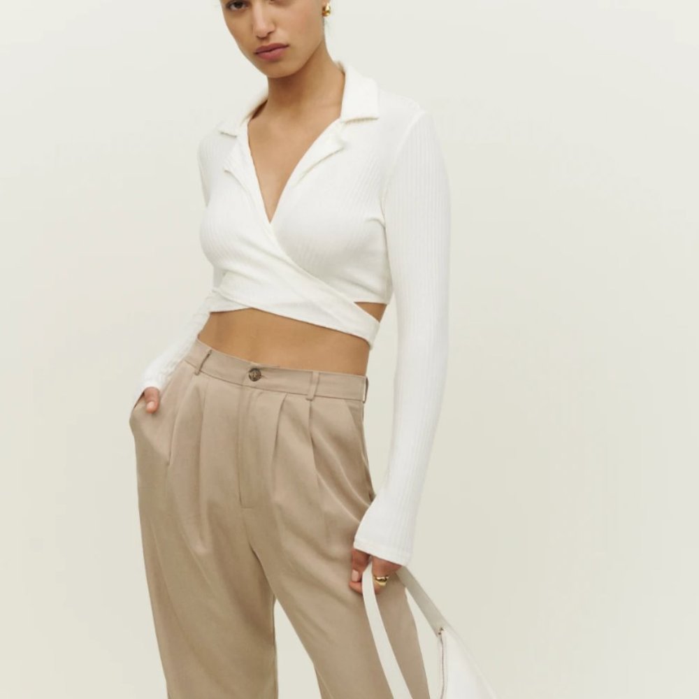 REFORMATION Cayden Knit Top